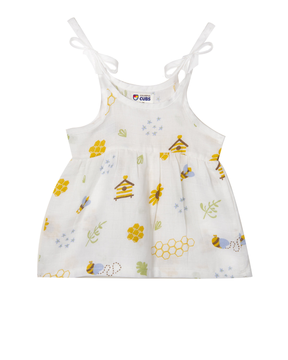 Muslin Knot frock - BEEHIVE