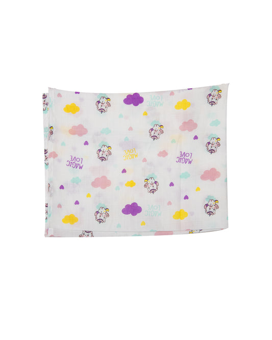 Muslin Bath Towel - BABY UNICORN