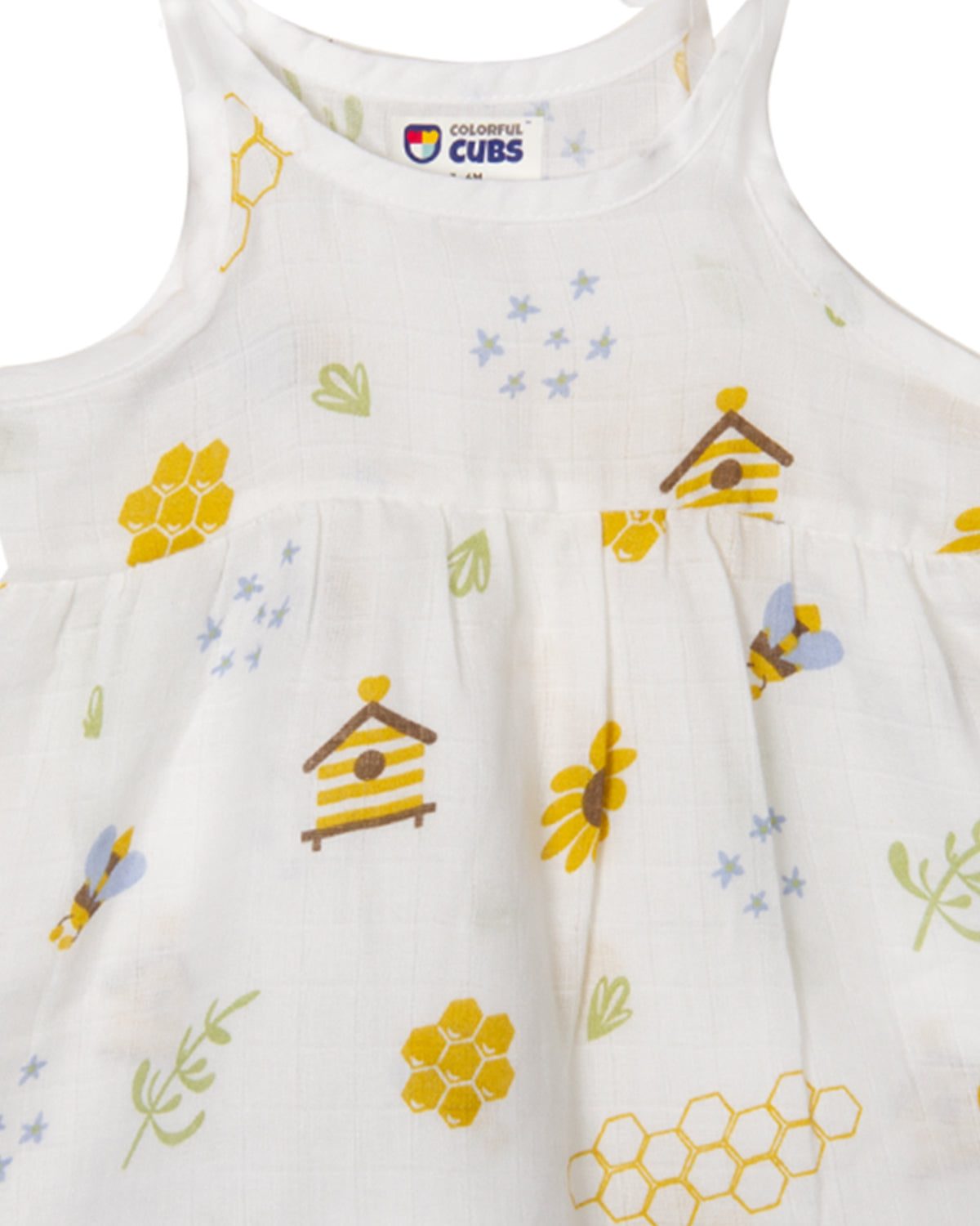 Muslin Knot frock - BEEHIVE