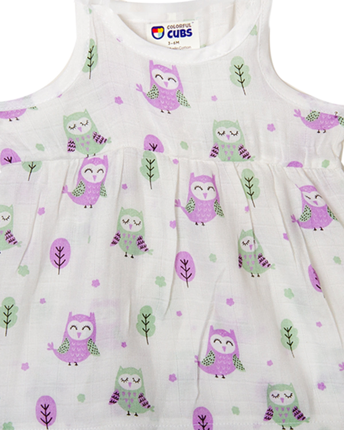 Muslin Knot Frock - OWL