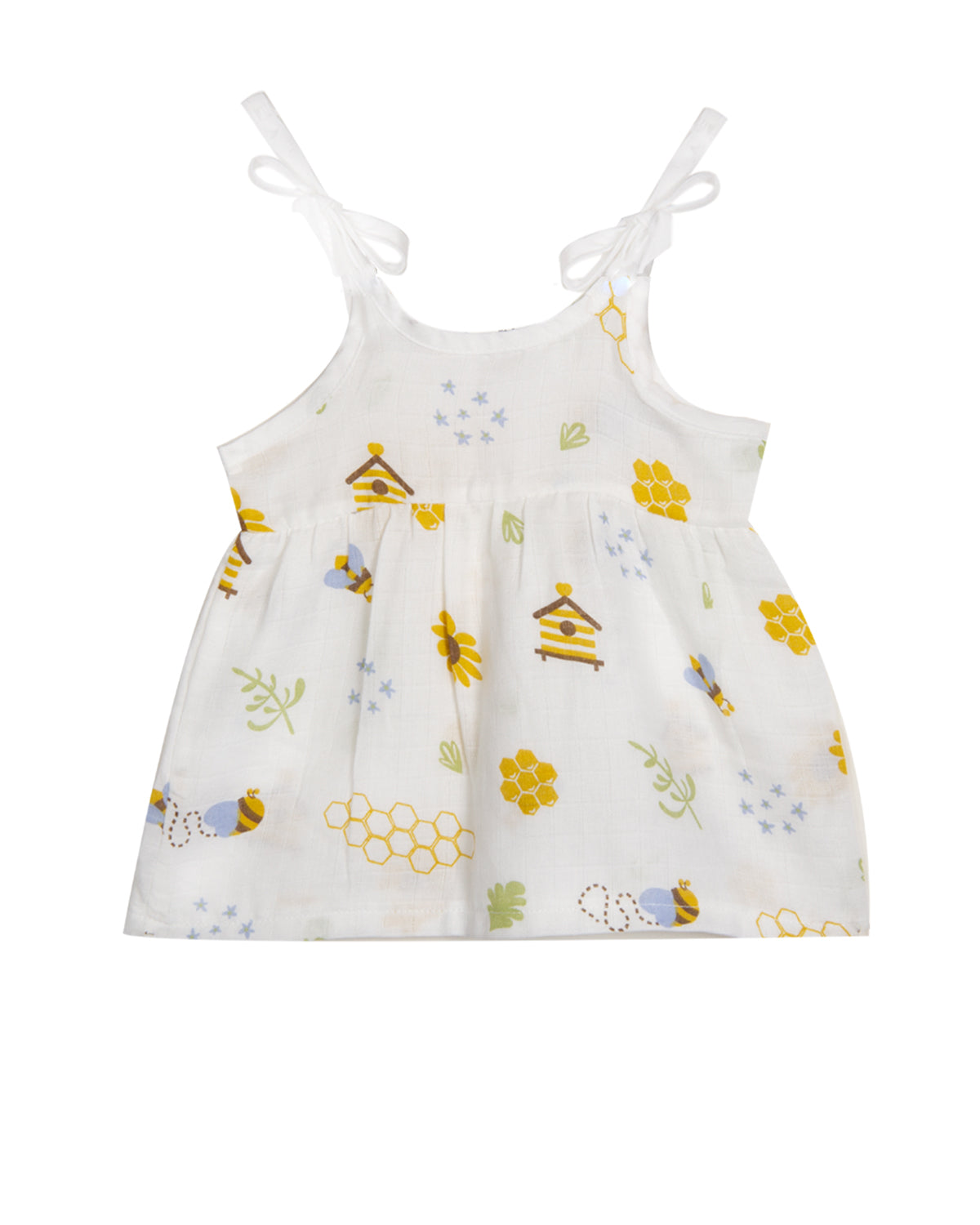 Muslin Knot frock - BEEHIVE