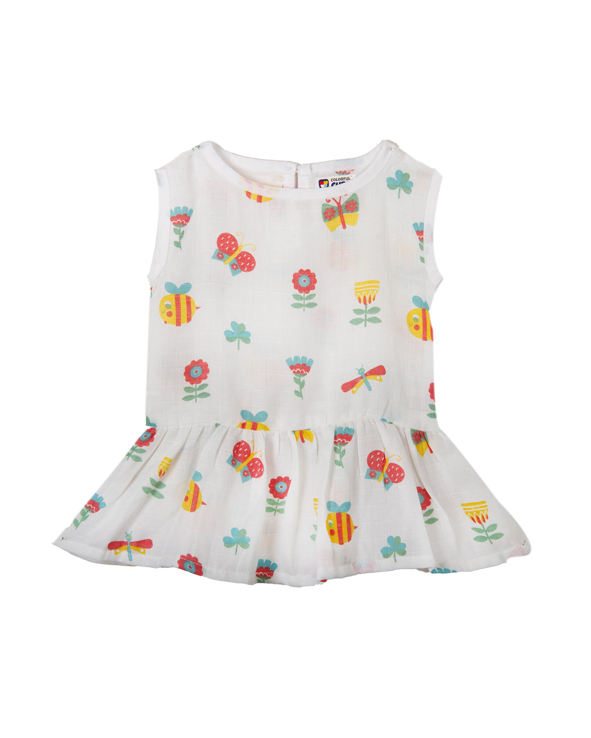 Muslin Button Frock - DRAGON FLY