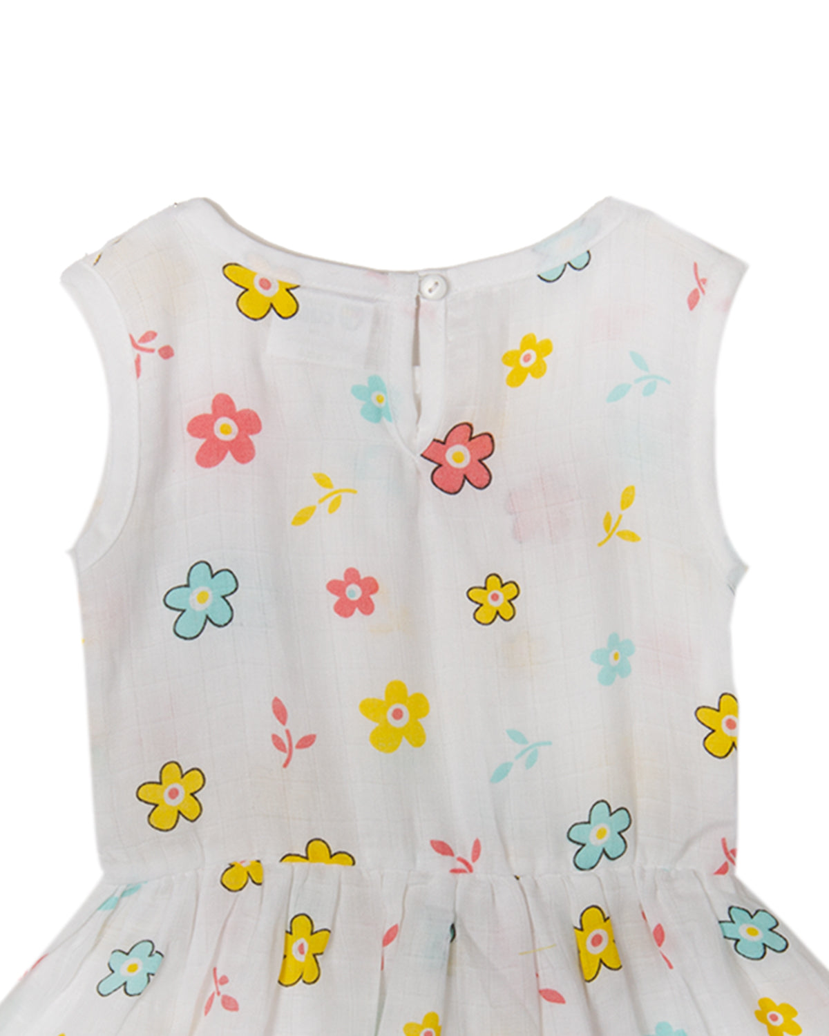 Muslin Button Frock - FLOWER